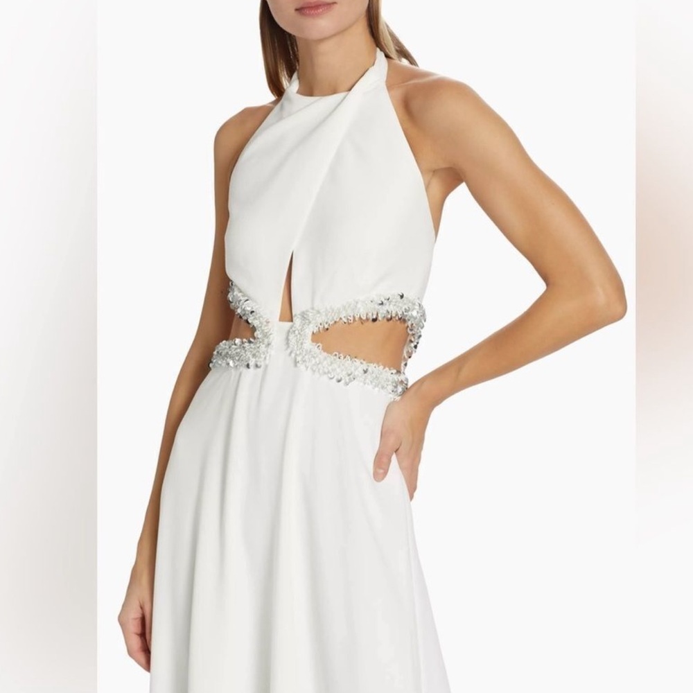 Jonathan Simkhai Sandi Sequin Cut Out Dress